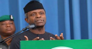 Yemi Osinbajo Flags Off Lagos-Ibadan New Rail Project