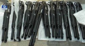 Nigerian Customs Intercepts 661 Pump Action Rifles