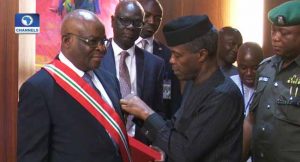 Walter Onnoghen Sworn-In As Chief Justice Of Nigeria