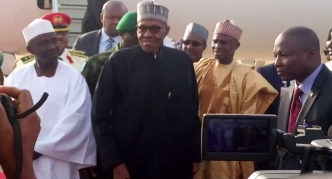 Buhari Arrives Nigeria