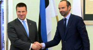 French PM Meets With Estonian Counterpart