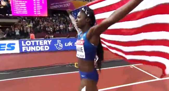 Greece's Stefanidi wins women's pole vault title at Worlds