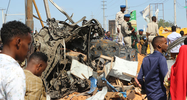 Mogadishu checkpoint blast kills at least 61: Ambulance official