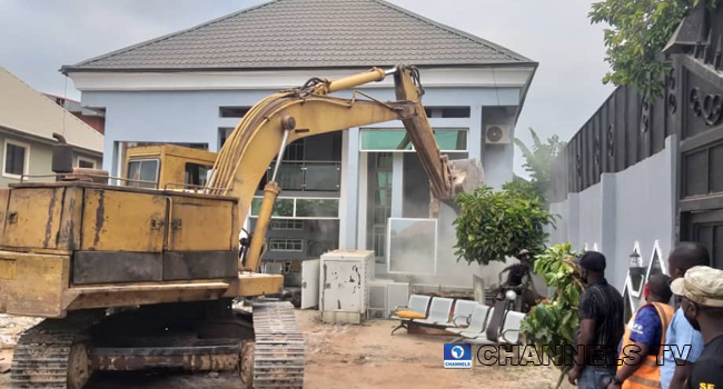 House of Architect John Emejulu was destroyed on August 14, 2020.