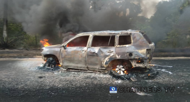 A fuel tanker exploded in Abeokuta on January 19, 2020.