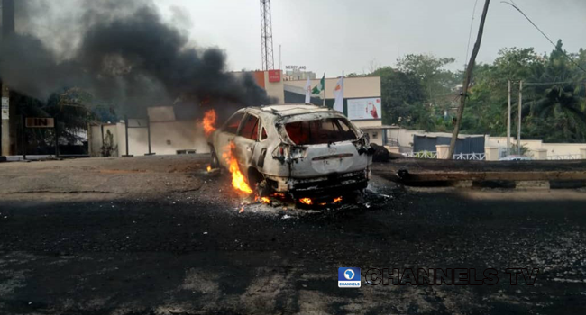 A fuel tanker exploded in Abeokuta on January 19, 2020.