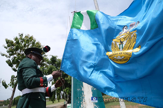 The late Chief of Army Staff, Lieutenant-General Ibrahim Attahiru and 10 other officers were buried on May 22, 2021 at the National Military Cemetery in Abuja. Sodiq Adelakun/Channels Television