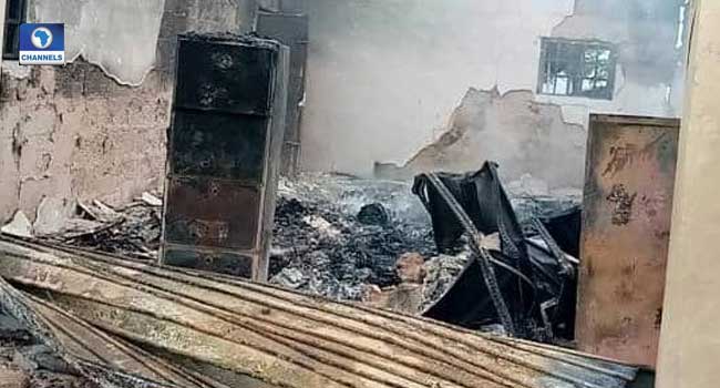 Fire Guts INEC Office In Abia img