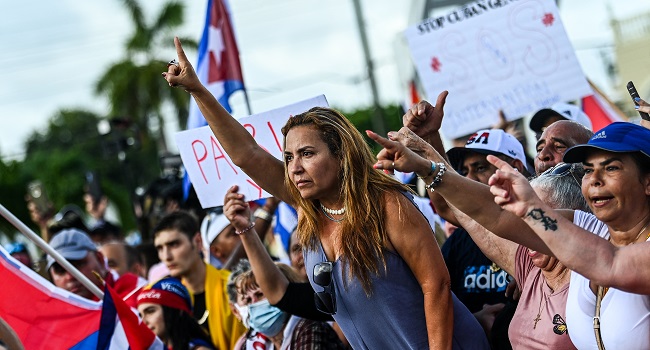 Cuban Government Blames Twitter For Unrest Cuba unrest