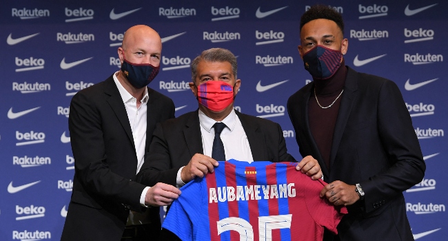 Aubameyang blames Mikel Arteta for his Arsenal exit