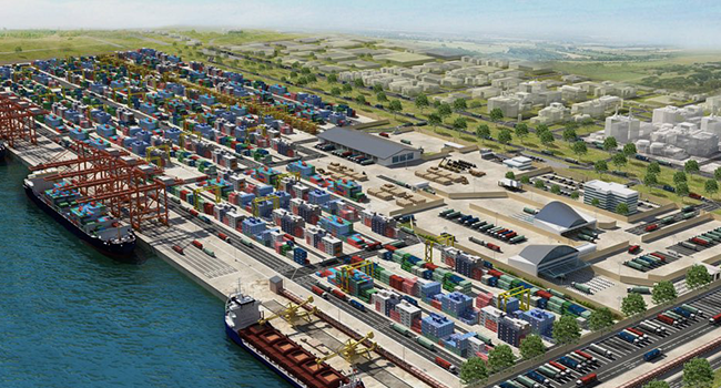 A file photo of the Lekki Deep Sea Port.