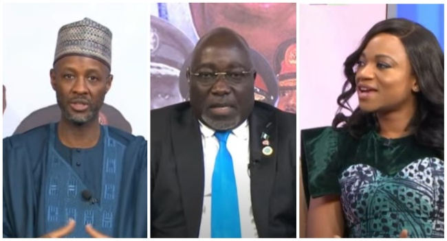 Security Management and Intelligence Expert, Kabiru Adamu; Army Peace Keeping, Maj-Gen Anthony Atolagbe; and Security Risk Consultant, Tanwa Ashiru.