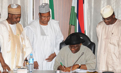 Jonathan seeks adjustment to 2012 budget