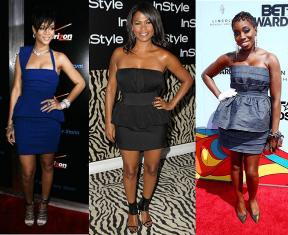 Looking good in Peplum dresses