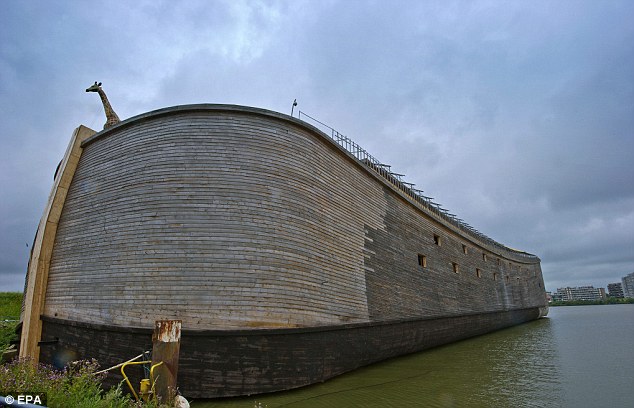 Dutch carpenter builds replica of Noah’s Ark…plans to sail to London Olympics