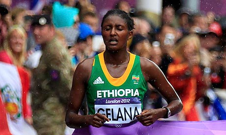 Ethiopia’s Gelana wins marathon gold