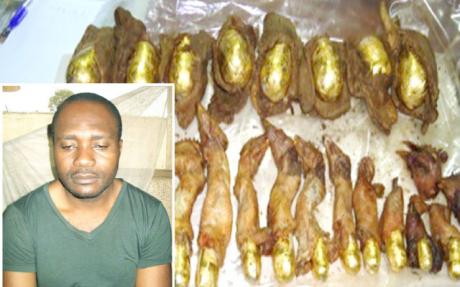 Drug trafficker hides cocaine inside roasted chicken