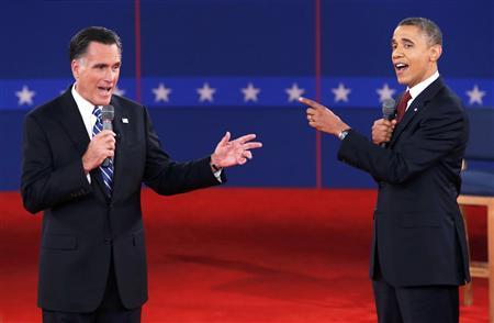 Obama takes offensive against Romney in debate rematch