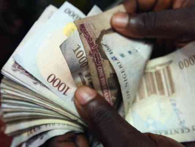 Naira advances to highest value in two weeks at N157