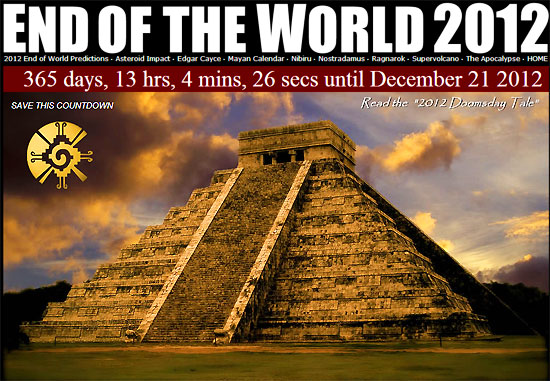 End of the world December 21, 2012?