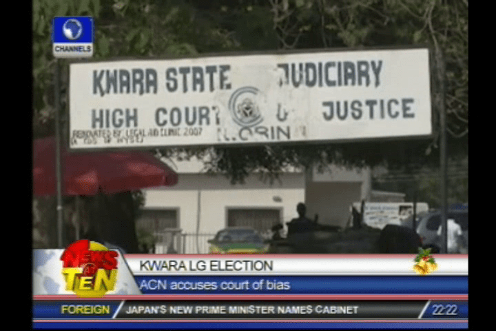 Kwara LG Polls: ACN Accuses Court Of Bias