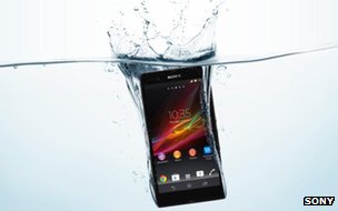 Sony unveils bath-friendly Xperia Z smartphone