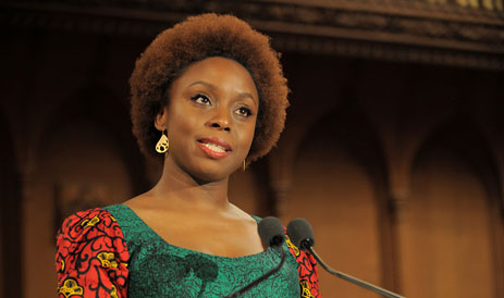 A file photo of Chimamanda Adichie.