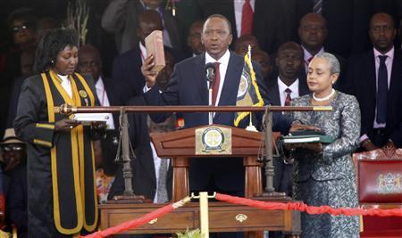 Kenyatta Sworn In As Kenya’s President