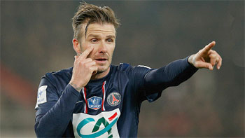 PSG President Urges Beckham To Hang On Till Next season