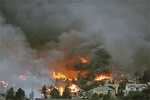 Colorado Wildfire Renders Residents Homeless