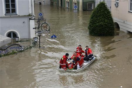 Europe Floods To Cost Insurers Up To $4.5 billion