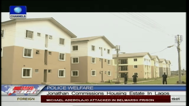 Goodluck Jonathan Housing Estate Channels Television Goodluck Jonathan Housing Estate Channels Television