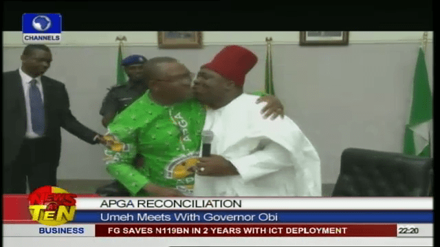 Obi Meets Umeh For APGA’s Reconciliation