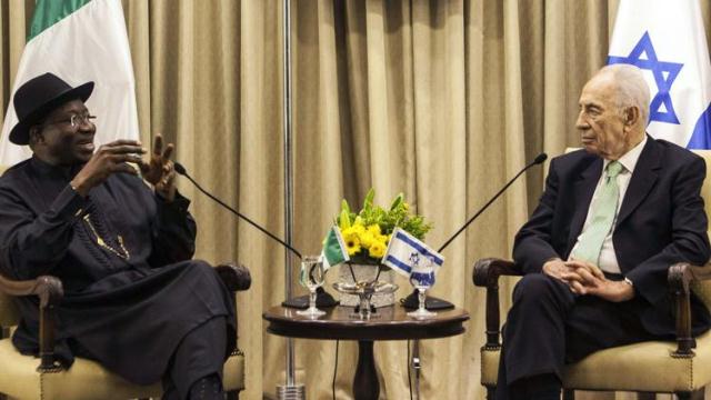 Jonathan Meets With Shimon Peres