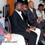 Channels Television’s staff at the US envoy’s visit.