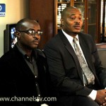 News Editor, Louis Eke and Station Manager, Patrick Obuseh