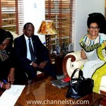 Ms Thabethe and Amb. Monaisa and Laila St Matthew-Daniel.