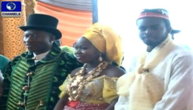 President Jonathan Gives Out Daughter’s Hand In Traditional Marriage