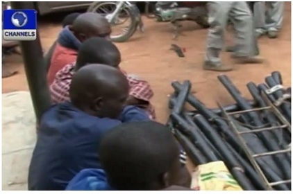 Kwara Police Parade Nitel Cable Thieves, Kidnappers