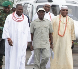 Jonathan in Edo State for Rally.