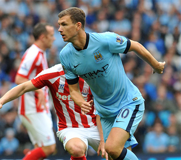 Premier League: Dzeko Expresses Cautious Optimism Ahead Of Arsenal Test