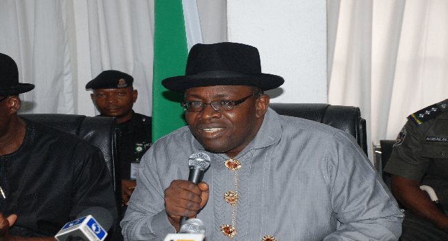 Governor Dickson Worried Over Bayelsa’s Lowest Allocation