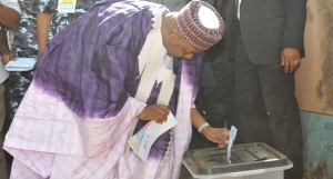 Namadi Sambo Voting