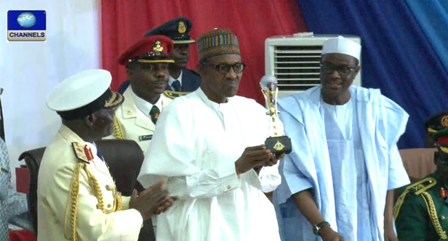 Buhari Gets Award For Integrity