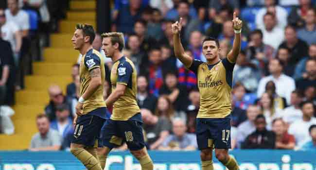 Arsenal Beat Crystal Palace 2-1 At Selhurst Park