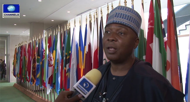 Saraki Advocates Global Effort In Fight Against Terrorism