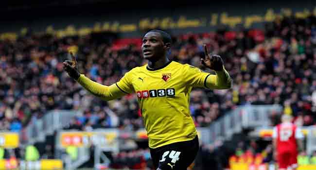 Odion Ighalo starred for Watford during his previous stint in the English premier league.