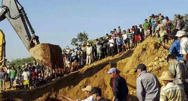 Myanmar-lanslides