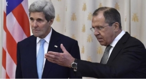 john kerry and Sergei Lavrov on syria conflict