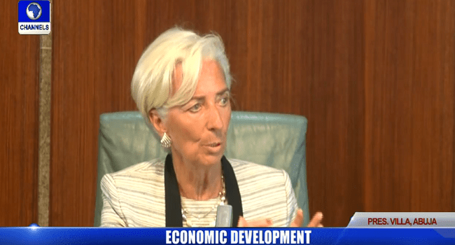 Lagarde Discusses Low Oil Price, Need For Fiscal Discipline With Buhari